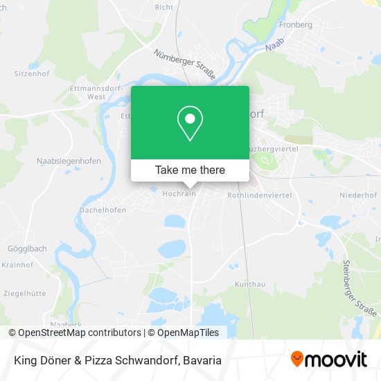 King Döner & Pizza Schwandorf map
