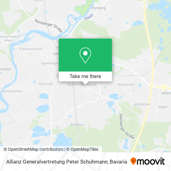 Карта Allianz Generalvertretung Peter Schuhmann