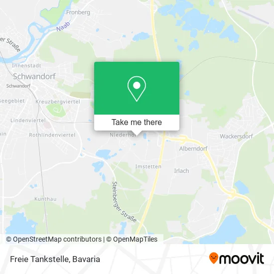 Карта Freie Tankstelle