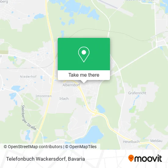 Карта Telefonbuch Wackersdorf