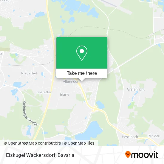 Карта Eiskugel Wackersdorf
