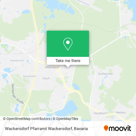 Карта Wackersdorf Pfarramt Wackersdorf