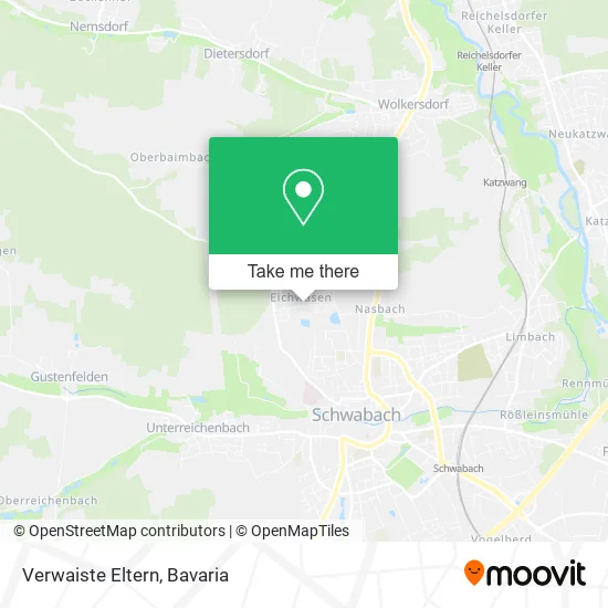 Карта Verwaiste Eltern