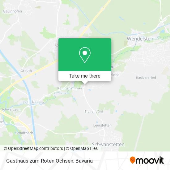 Карта Gasthaus zum Roten Ochsen