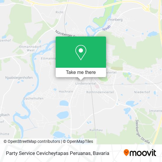 Party Service Cevicheytapas Peruanas map