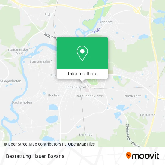 Карта Bestattung Hauer