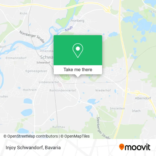 Injoy Schwandorf map