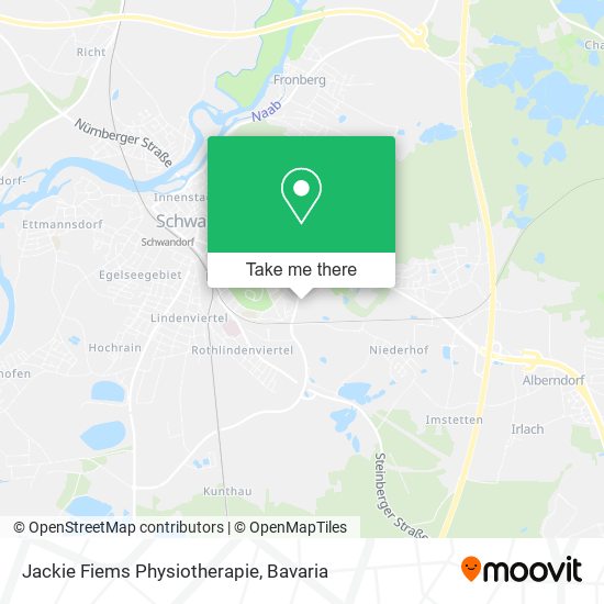 Jackie Fiems Physiotherapie map