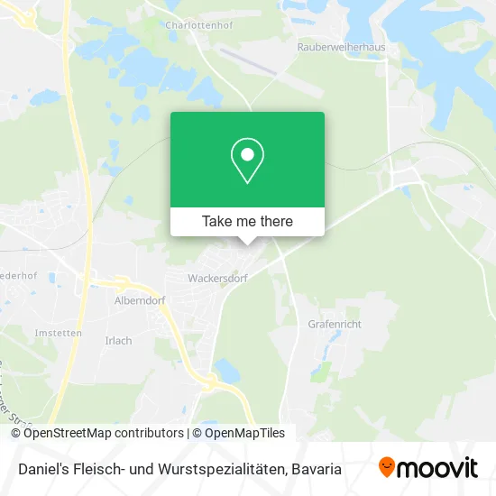 Карта Daniel's Fleisch- und Wurstspezialitäten