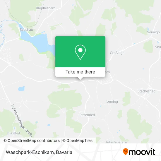 Карта Waschpark-Eschlkam