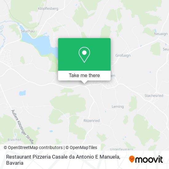 Restaurant Pizzeria Casale da Antonio E Manuela map