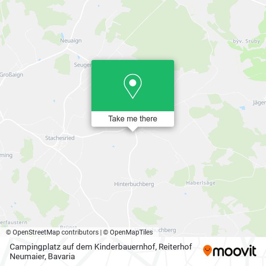 Campingplatz auf dem Kinderbauernhof, Reiterhof Neumaier map