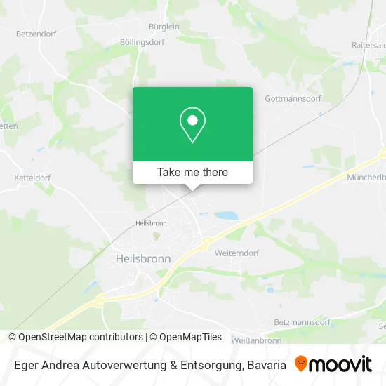 Карта Eger Andrea Autoverwertung & Entsorgung