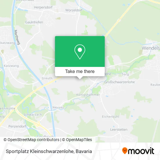 Карта Sportplatz Kleinschwarzenlohe