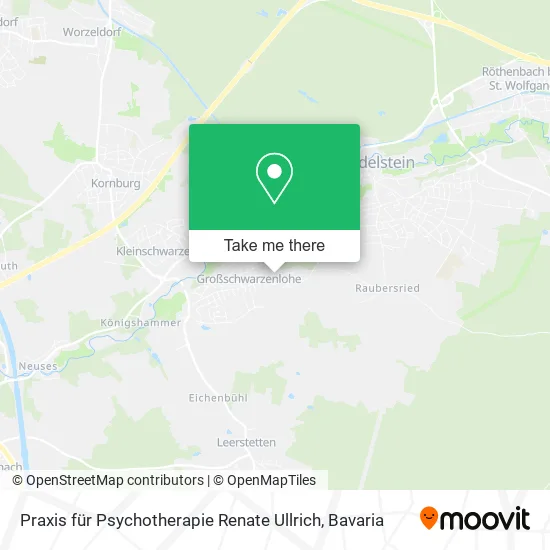 Карта Praxis für Psychotherapie Renate Ullrich