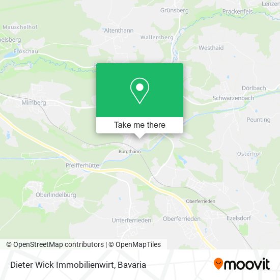 Dieter Wick Immobilienwirt map