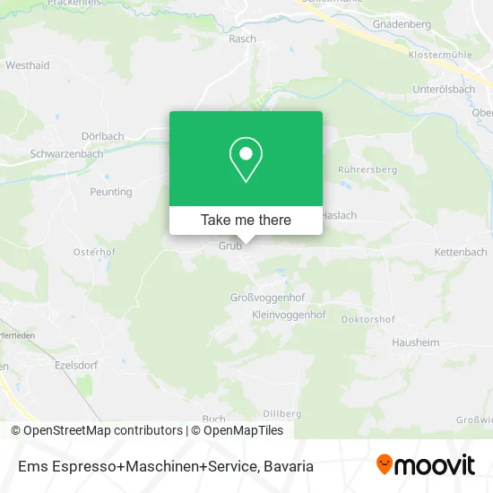 Карта Ems Espresso+Maschinen+Service