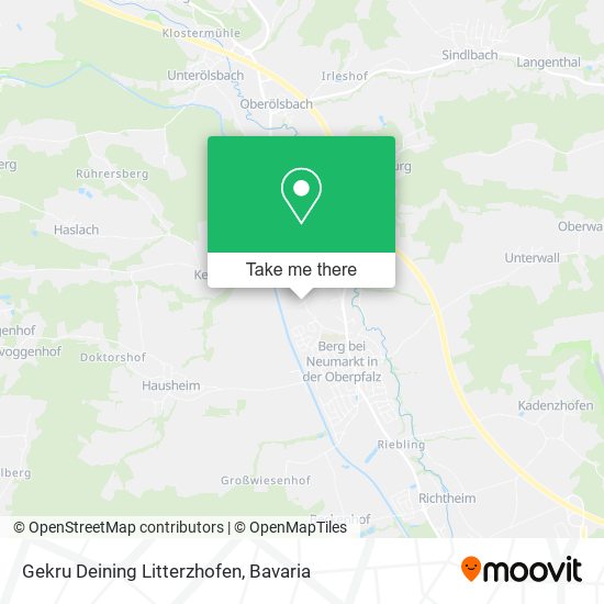 Gekru Deining Litterzhofen map
