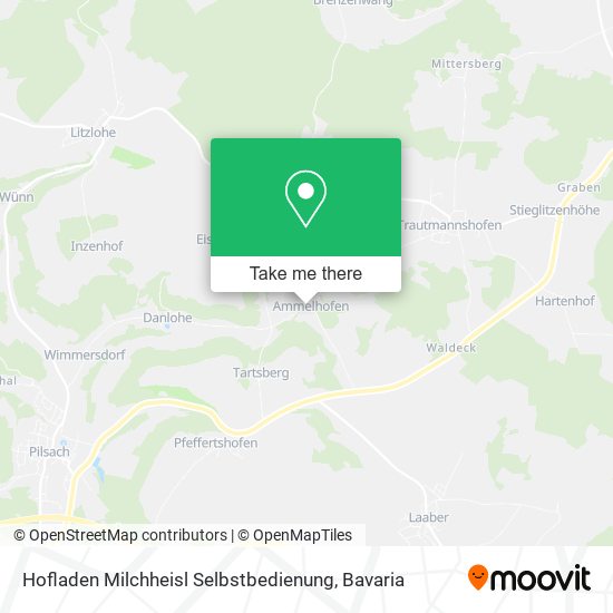 Hofladen Milchheisl Selbstbedienung map