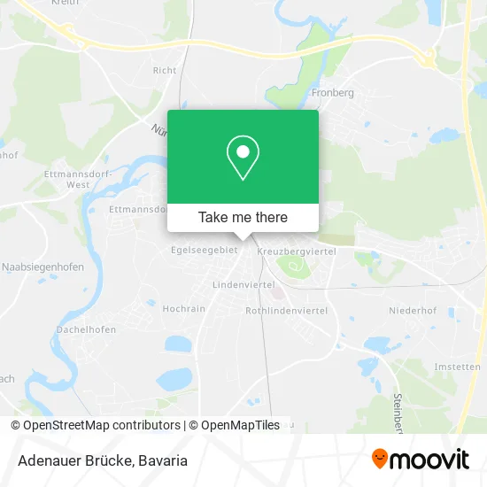 Карта Adenauer Brücke