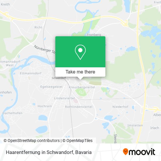 Haarentfernung in Schwandorf map
