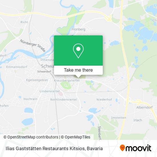 Ilias Gaststätten Restaurants Kitsios map