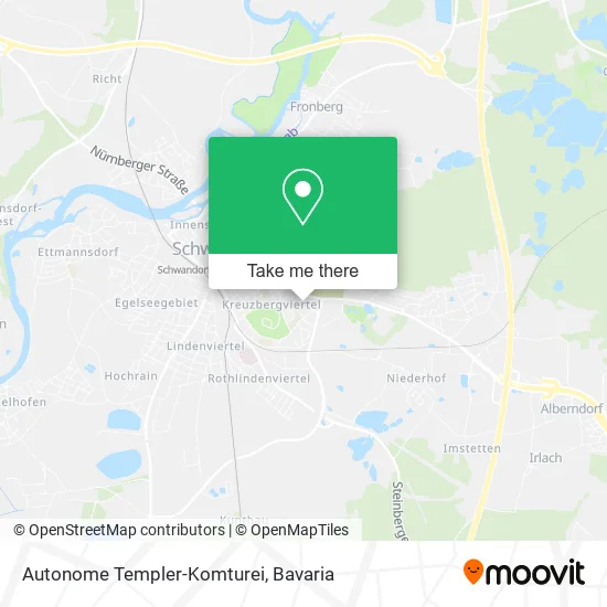 Карта Autonome Templer-Komturei