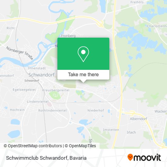 Schwimmclub Schwandorf map