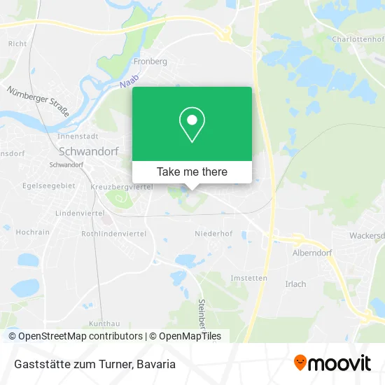 Карта Gaststätte zum Turner