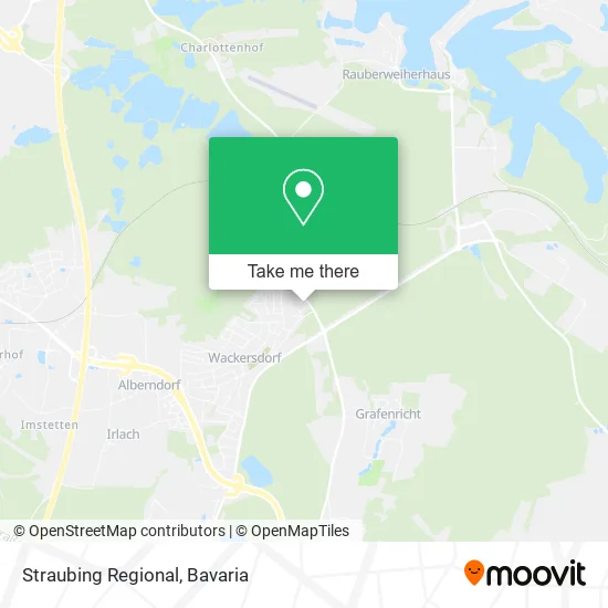 Карта Straubing Regional