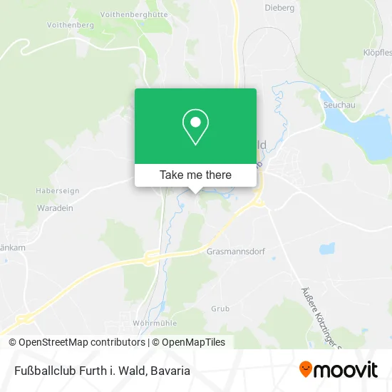 Карта Fußballclub Furth i. Wald