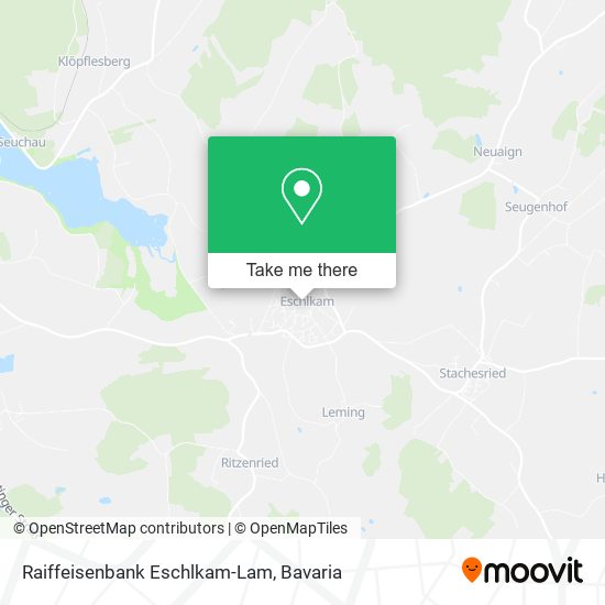 Raiffeisenbank Eschlkam-Lam map