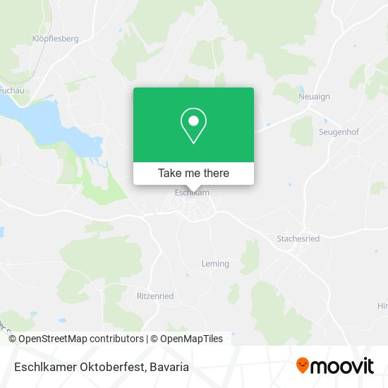 Eschlkamer Oktoberfest map