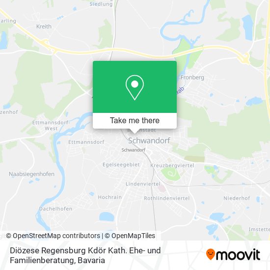 Diözese Regensburg Kdör Kath. Ehe- und Familienberatung map