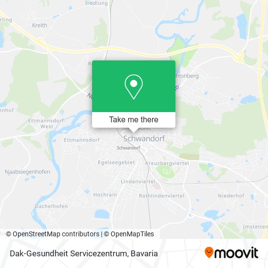 Dak-Gesundheit Servicezentrum map