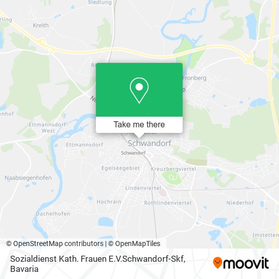 Sozialdienst Kath. Frauen E.V.Schwandorf-Skf map