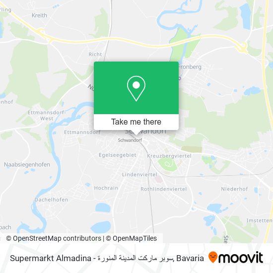 Supermarkt Almadina - سوبر ماركت المدينة المنورة map