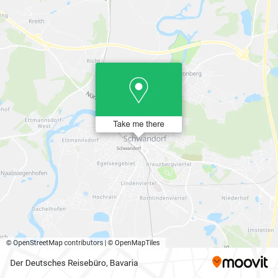 Карта Der Deutsches Reisebüro