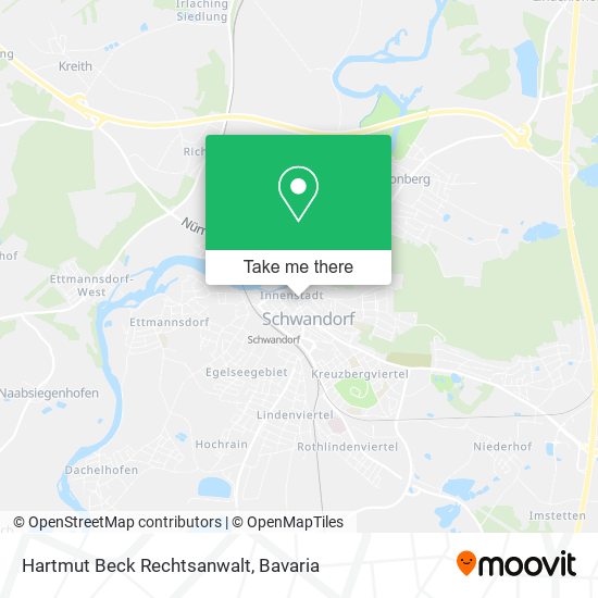 Hartmut Beck Rechtsanwalt map