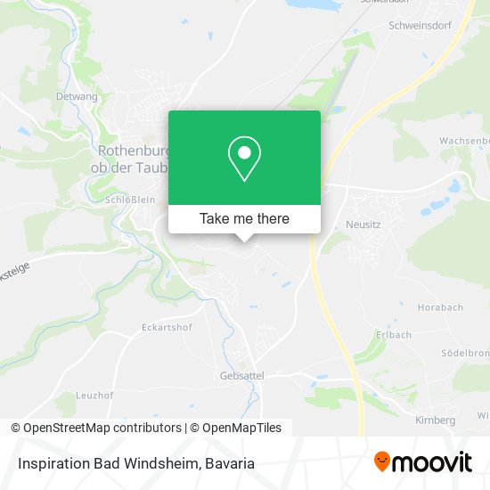 Карта Inspiration Bad Windsheim