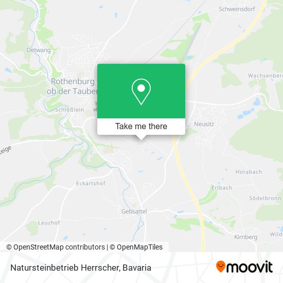 Natursteinbetrieb Herrscher map
