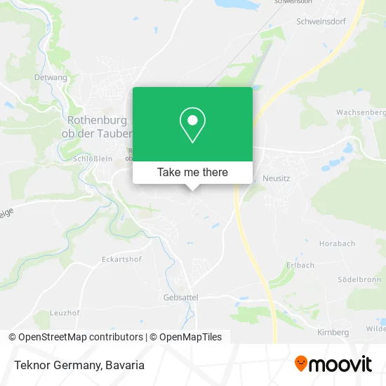 Карта Teknor Germany