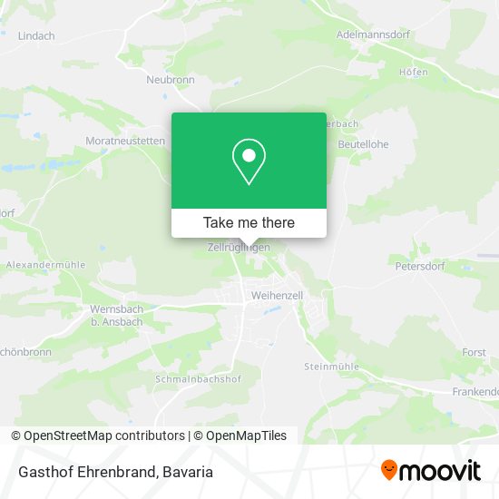 Gasthof Ehrenbrand map