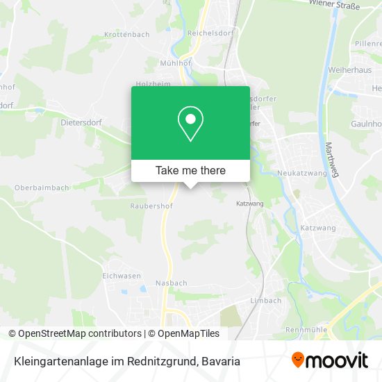 Kleingartenanlage im Rednitzgrund map