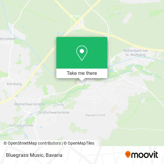 Карта Bluegrass Music