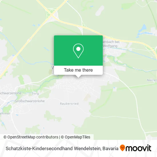 Карта Schatzkiste-Kindersecondhand Wendelstein
