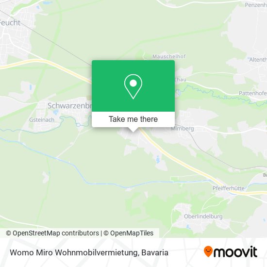 Womo Miro Wohnmobilvermietung map