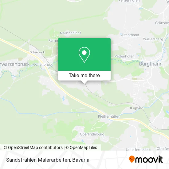 Карта Sandstrahlen Malerarbeiten