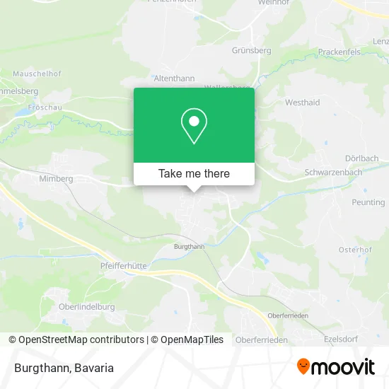 Карта Burgthann