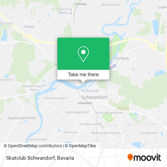 Skatclub Schwandorf map